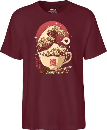 The Great Wave of Cappuccino Sunset