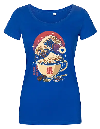 The Great Wave of Cappuccino Sunset