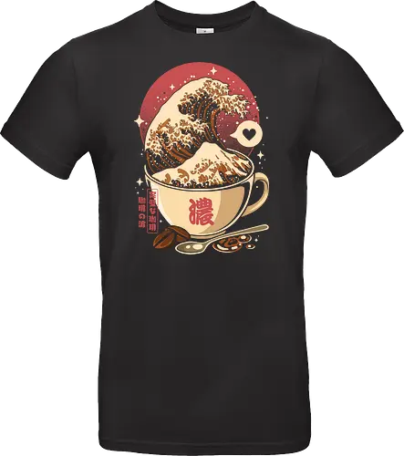 The Great Wave of Cappuccino Sunset