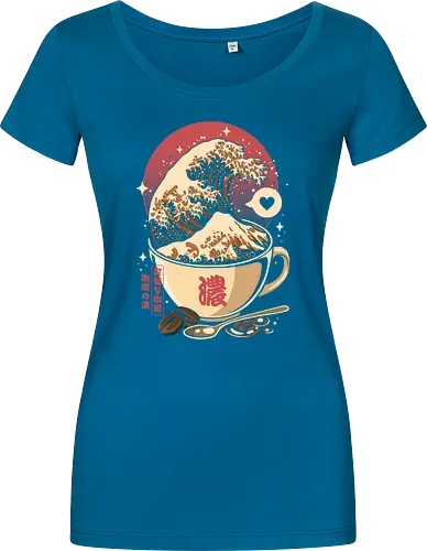 The Great Wave of Cappuccino Sunset