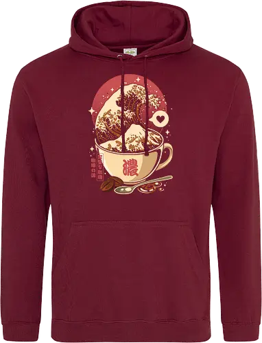 The Great Wave of Cappuccino Sunset