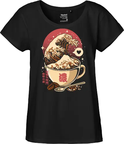 The Great Wave of Cappuccino Sunset