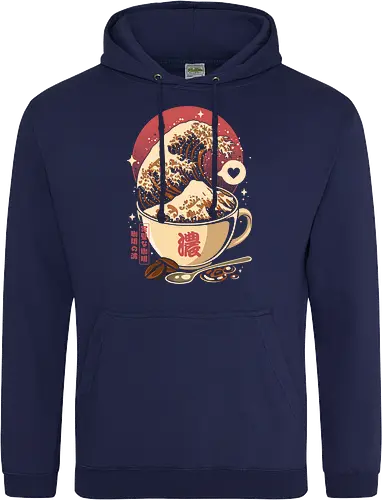 The Great Wave of Cappuccino Sunset