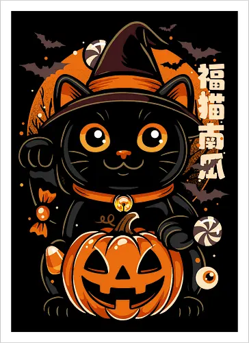 Lucky Cat Halloween