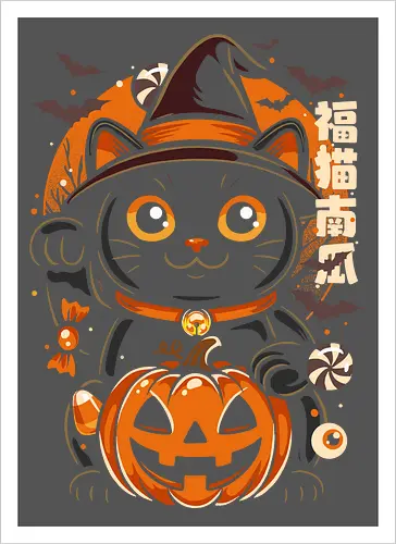 Lucky Cat Halloween