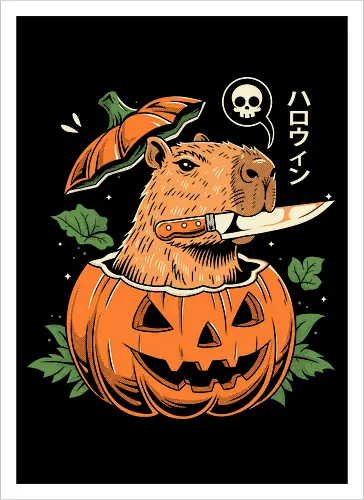 Pumpkin Capybara Slayer