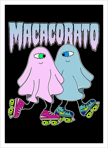 MACACORATO - Phantom Love on Skates - Geister auf Rollschuhen Kunst