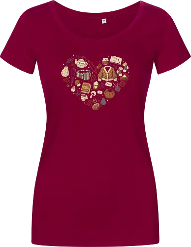 Cozy Autumn Heart
