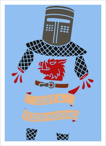 Just a Flesh Wound Black Knight