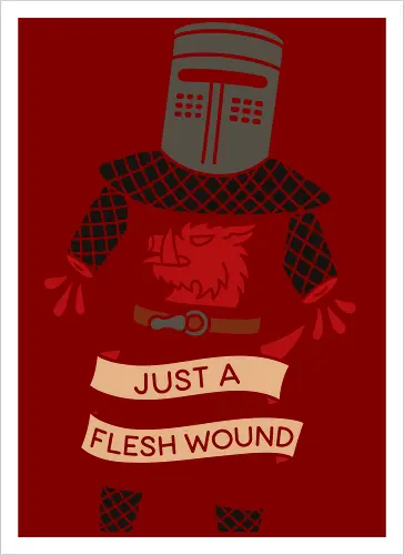 Just a Flesh Wound Black Knight