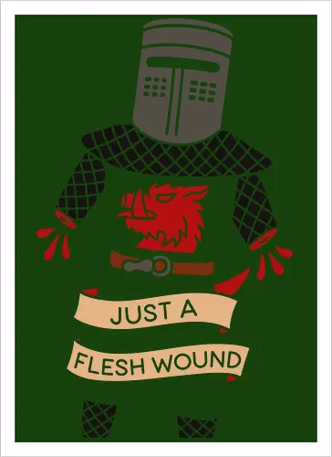 Just a Flesh Wound Black Knight