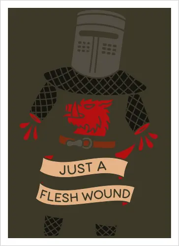 Just a Flesh Wound Black Knight