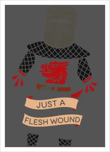 Just a Flesh Wound Black Knight