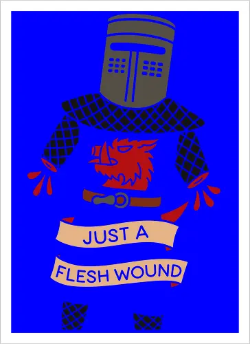 Just a Flesh Wound Black Knight