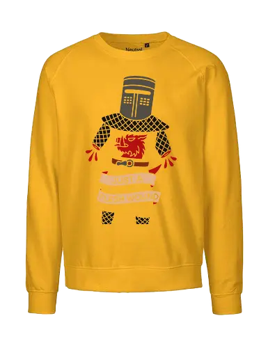 Just a Flesh Wound Black Knight - monty python, holy grail, black knight, just a flesh wound, comedy, cult classic, movie, medieval, knight, funny, fan art, british humor, parody, movie quote, graphic tee - Fairtrade Sweatshirt