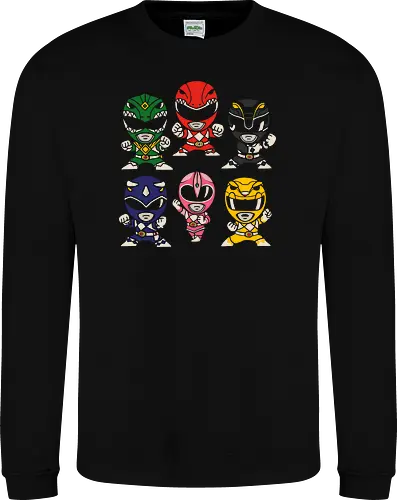 Mighty Morphin Chibi Rangers