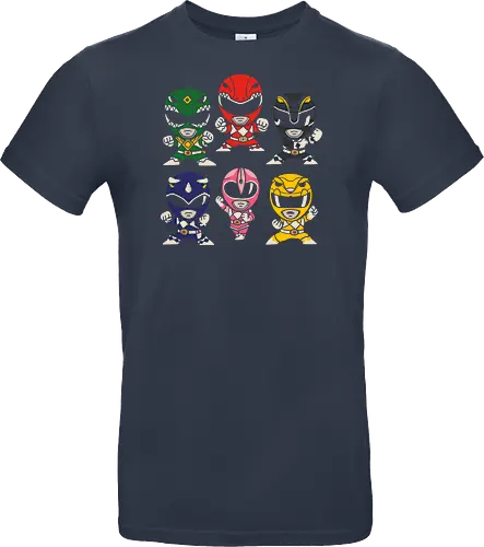 Mighty Morphin Chibi Rangers