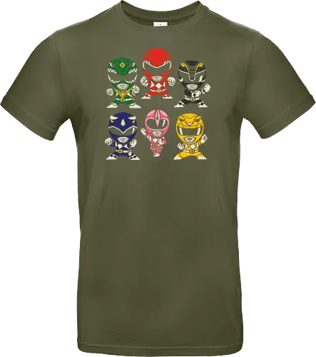 Mighty Morphin Chibi Rangers
