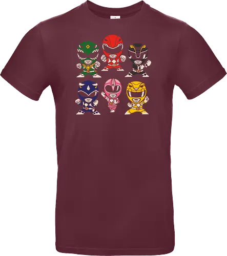 Mighty Morphin Chibi Rangers