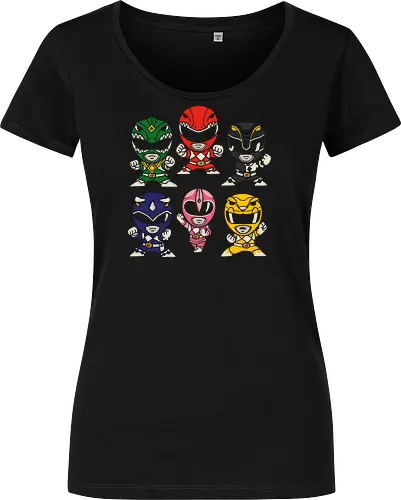 Mighty Morphin Chibi Rangers