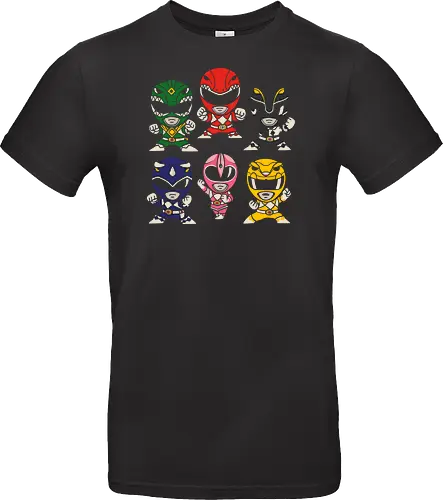 Mighty Morphin Chibi Rangers