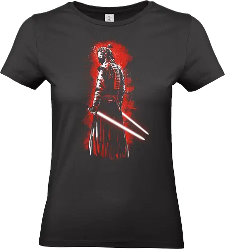 Dark side of the ninja - japan, ninja, light saber - Standard T-Shirt (Women)
