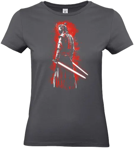 Dark side of the ninja - japan, ninja, light saber - Standard T-Shirt (Women)