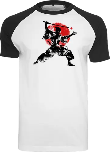 Zombie samurai - zombie, samurai, undead, japan - Raglan T-Shirt