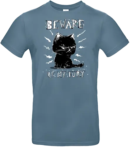 Beware of my fury - cat, grumpy cat, furious cat - Standard T-Shirt