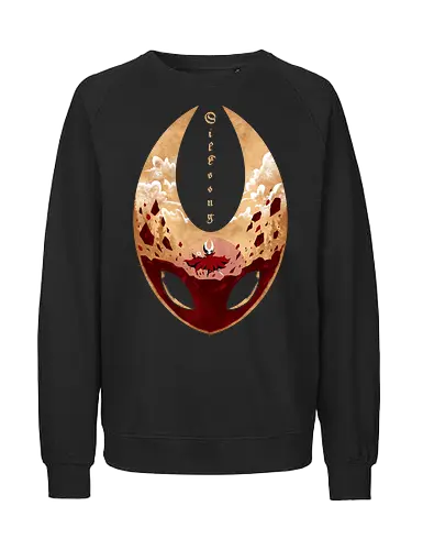 mask of pride - silksong, hollowknight, knight, cool, awesome, hero, game, lancer, beetle, insect, adventure - Fairtrade Sweatshirt