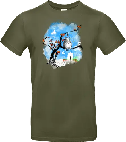 Japan pop overload - japan, anime, pop culture, movies, fantasy, sumi e, watercolor - Standard T-Shirt
