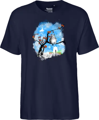 Japan pop overload - japan, anime, pop culture, movies, fantasy, sumi e, watercolor - Fairtrade T-Shirt