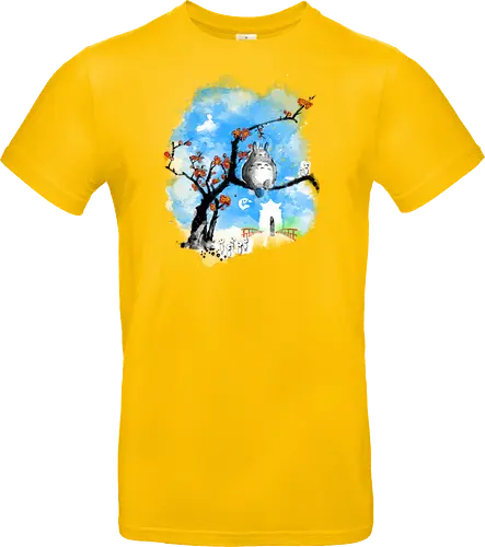 Japan pop overload - japan, anime, pop culture, movies, fantasy, sumi e, watercolor - Standard T-Shirt