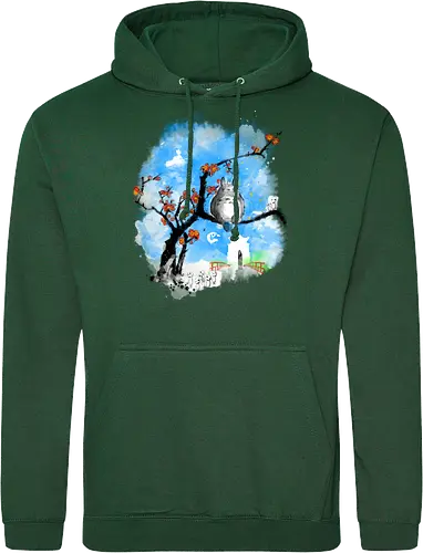 Japan pop overload - japan, anime, pop culture, movies, fantasy, sumi e, watercolor - Standard Hoodie