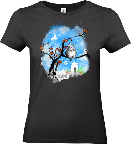 Japan pop overload - japan, anime, pop culture, movies, fantasy, sumi e, watercolor - Standard T-Shirt (Women)