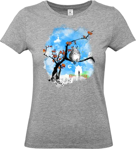 Japan pop overload - japan, anime, pop culture, movies, fantasy, sumi e, watercolor - Standard T-Shirt (Women)