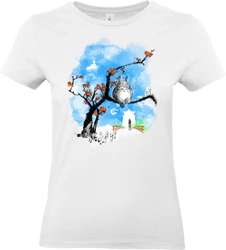 Japan pop overload - japan, anime, pop culture, movies, fantasy, sumi e, watercolor - Standard T-Shirt (Women)