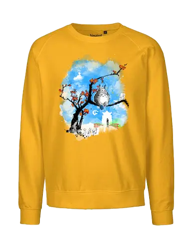 Japan pop overload - japan, anime, pop culture, movies, fantasy, sumi e, watercolor - Fairtrade Sweatshirt
