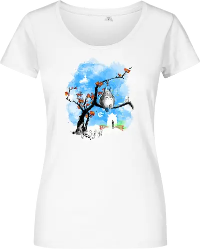 Japan pop overload - japan, anime, pop culture, movies, fantasy, sumi e, watercolor - Women T-Shirt