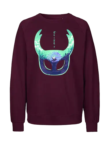 mask of brave - silksong, hollowknight, knight, lancer, beetle, insect, adventure, cool, awesome, hero, game - Fairtrade Sweatshirt