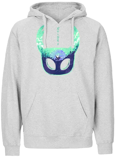 mask of brave - silksong, hollowknight, knight, lancer, beetle, insect, adventure, cool, awesome, hero, game - Fairtrade Hoodie