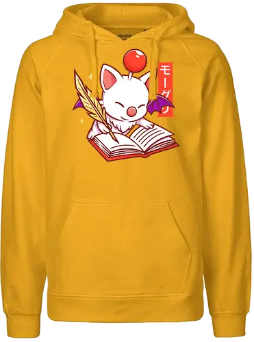 Kupo Let's Save, kupo! - ffvii, rpg video game, gaming, gamer, video games, cute, kawaii, final fantasy vii, final fantasy vii rebirth, final fantasy 7, Cloud, Kupo, final fantasy ix, ffix, ffxiv, final fantasy x, tonberry, Cactus, Kweh - Fairtrade Hoodie