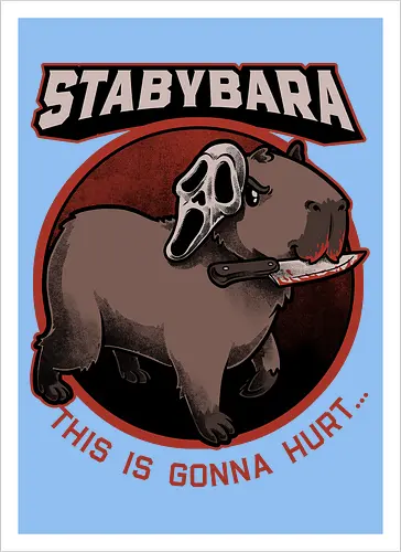 Slasher Capybara Horror Movie 