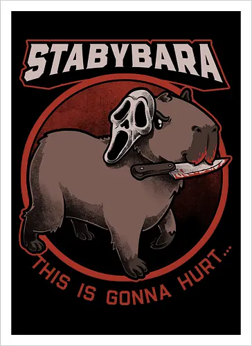 Slasher Capybara Horror Movie 