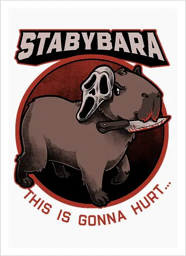 Slasher Capybara Horror Movie 