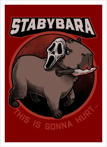 Slasher Capybara Horror Movie 