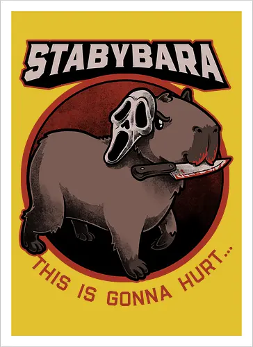 Slasher Capybara Horror Movie 