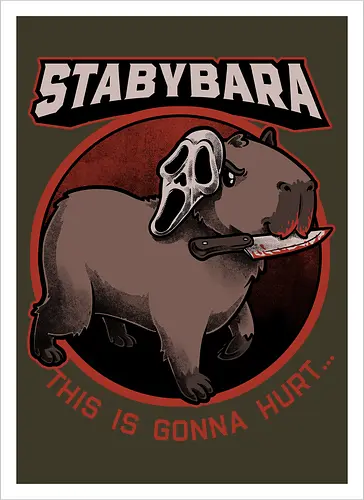 Slasher Capybara Horror Movie 
