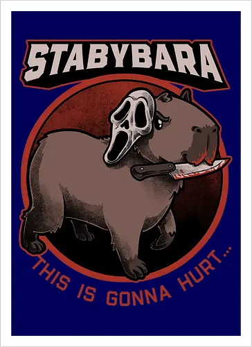 Slasher Capybara Horror Movie 