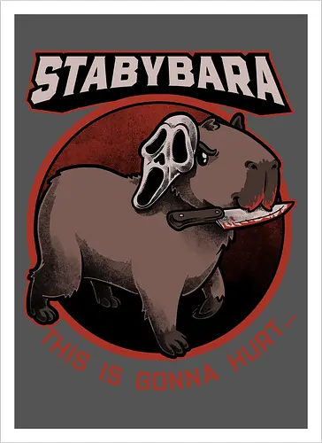 Slasher Capybara Horror Movie 